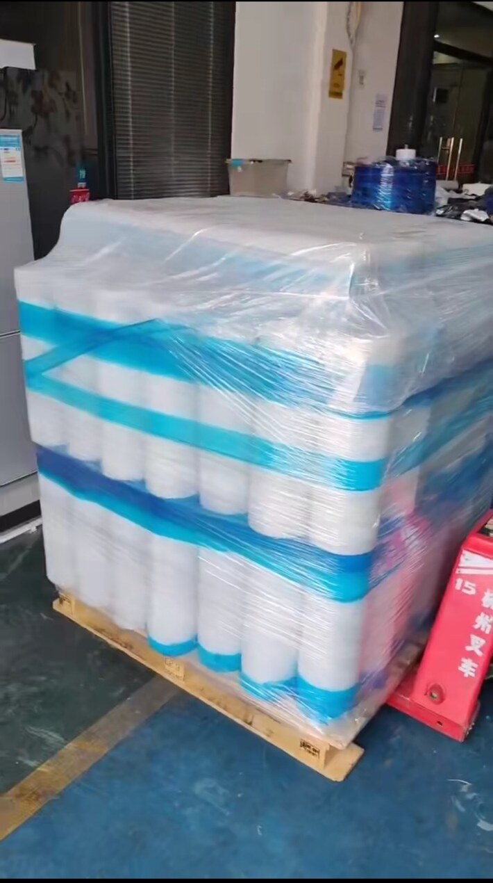 Finished rolls packed for dispatch · video frame