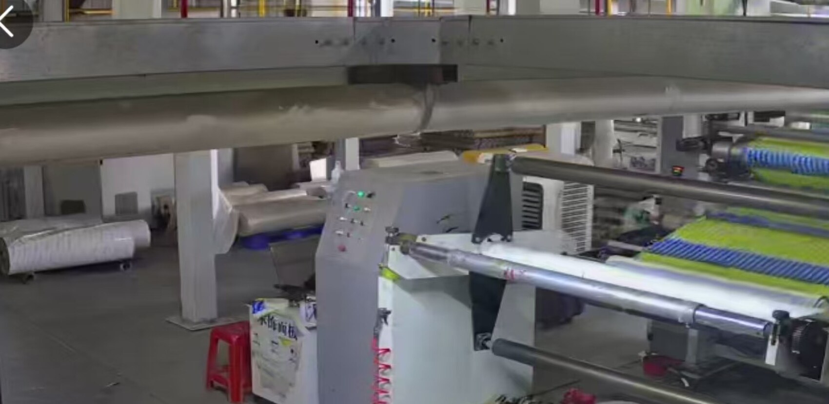 Multi-colour printing line · video frame